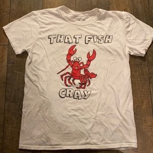Fun crawfish graphic tee